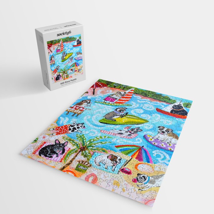 Dogs at the Beach Jigsaw Puzzle Gallery Image 2