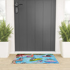 Dogs at the Beach Welcome Mat Gallery Image 3