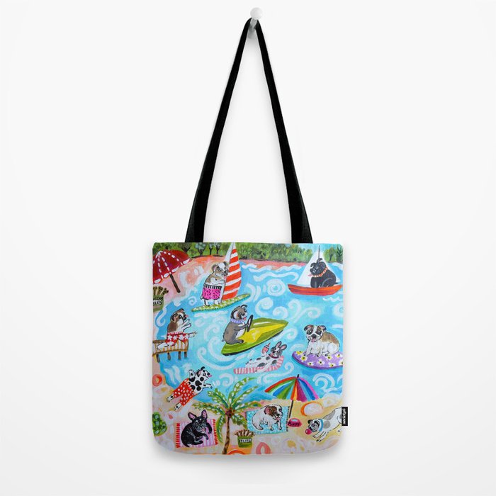 Dogs at the Beach Tote Bag Gallery Image 2