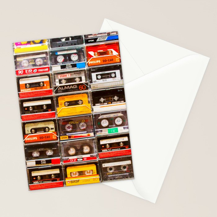 Something Nostalgic V - Music - Global Language #decor #society6 #buyart Stationery Card Gallery Image 2