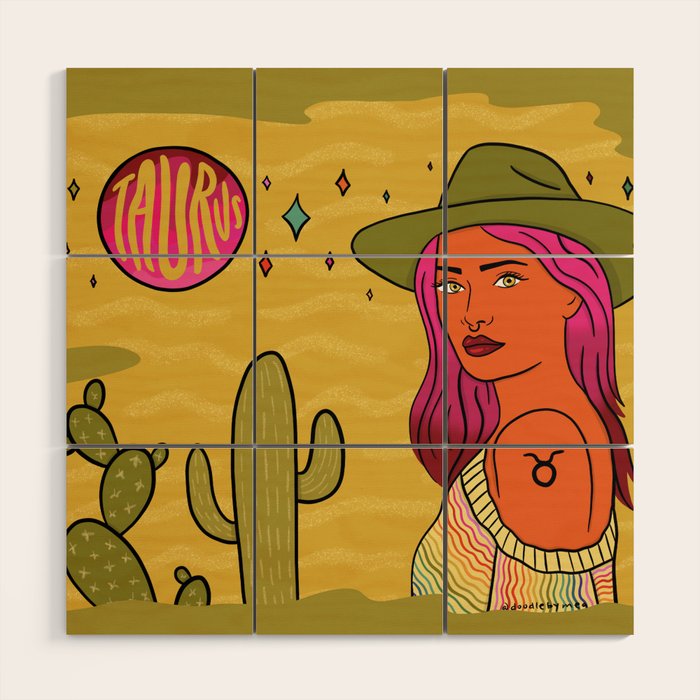 Taurus Wood Wall Art Gallery Image 1