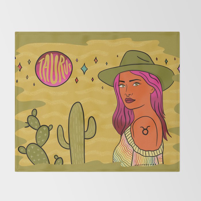 Taurus Throw Blanket Gallery Image 2