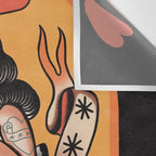 Coragem Coracao (Courage Heart) Wall Tapestry Gallery Image 3