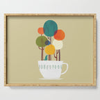 Life in a cup Serving Tray Gallery Image 1