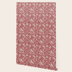 William Morris Merton Brer Rabbit Madder Red Pattern Wallpaper Gallery Image 2