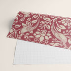 William Morris Merton Brer Rabbit Madder Red Pattern Wrapping Paper Gallery Image 2