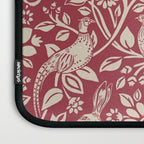 William Morris Merton Brer Rabbit Madder Red Pattern Laptop Sleeve Gallery Image 3