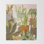 Playing For My Plants Throw Blanket Gallery Image 2