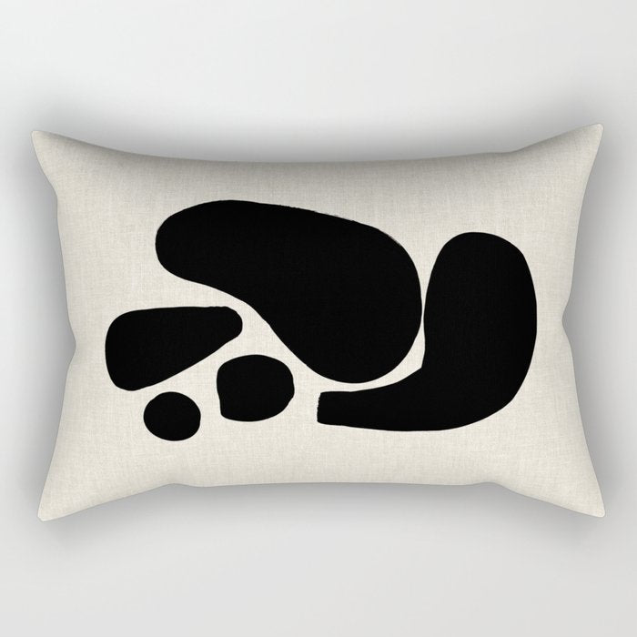 Footprints In Ink Rectangular Pillow Gallery Image 2