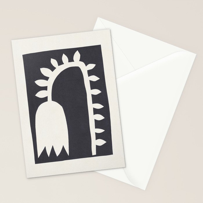 Black Tulip #2 - 2/5 Stationery Card Gallery Image 2