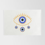 Evil Eye Amulet Charm Rug Gallery Image 2