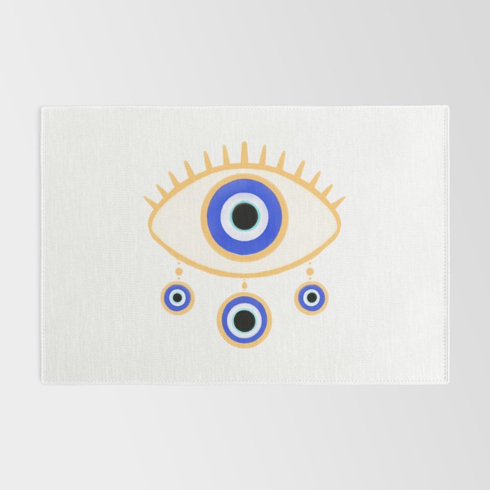 Evil Eye Amulet Charm Rug Gallery Image 2