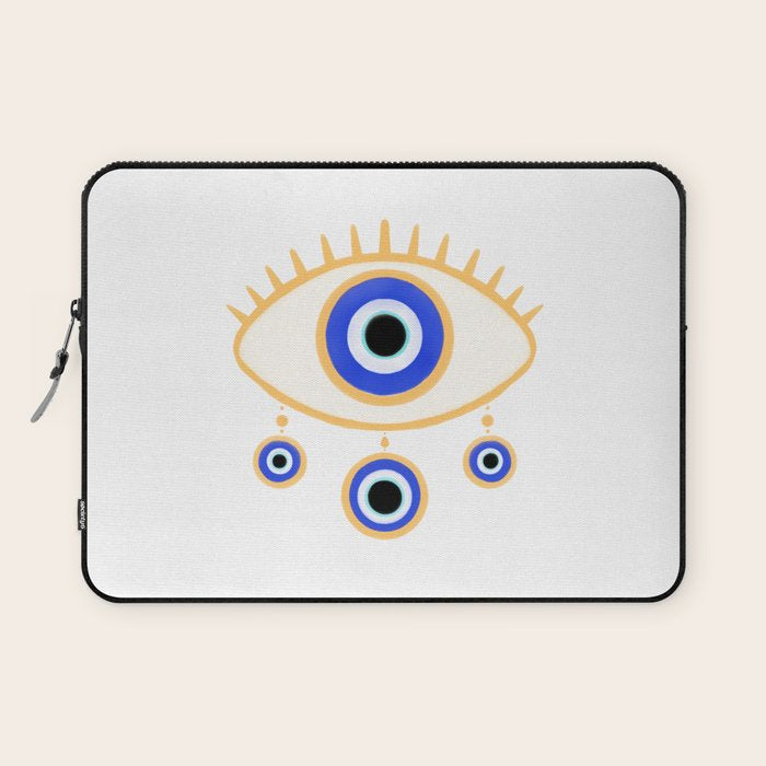 Evil Eye Amulet Charm Laptop Sleeve Gallery Image 1