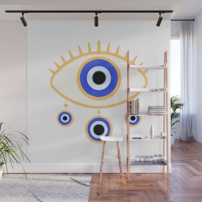 Evil Eye Amulet Charm Wall Mural Gallery Image 1