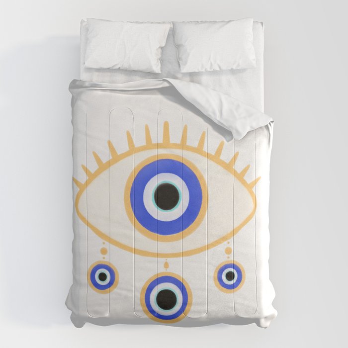 Evil Eye Amulet Charm Comforter Gallery Image 6