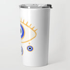 Evil Eye Amulet Charm Travel Mug Gallery Image 2