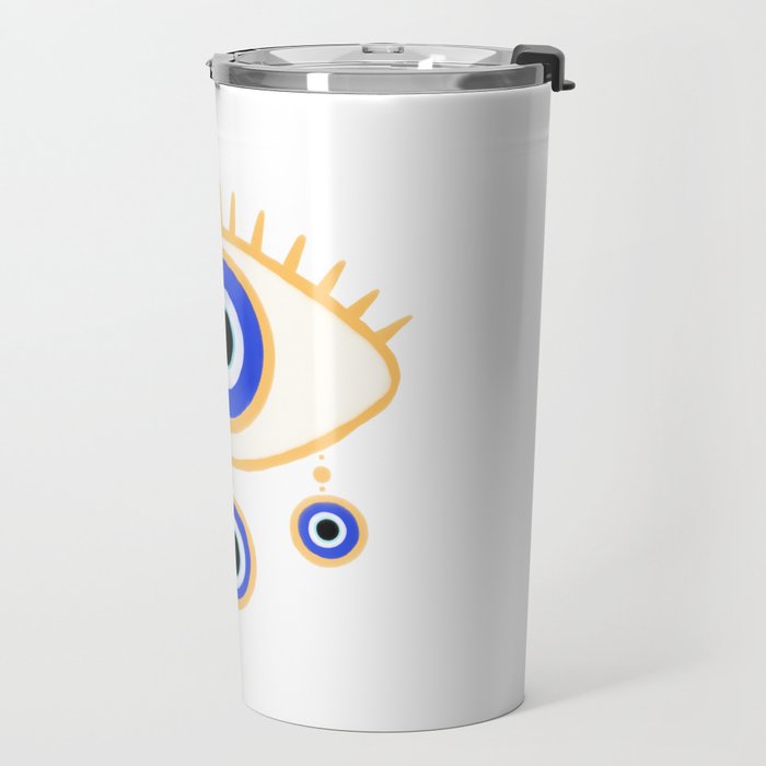 Evil Eye Amulet Charm Travel Mug Gallery Image 2