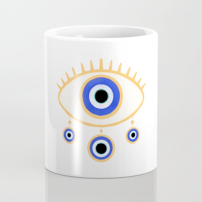 Evil Eye Amulet Charm Coffee Mug Gallery Image 4