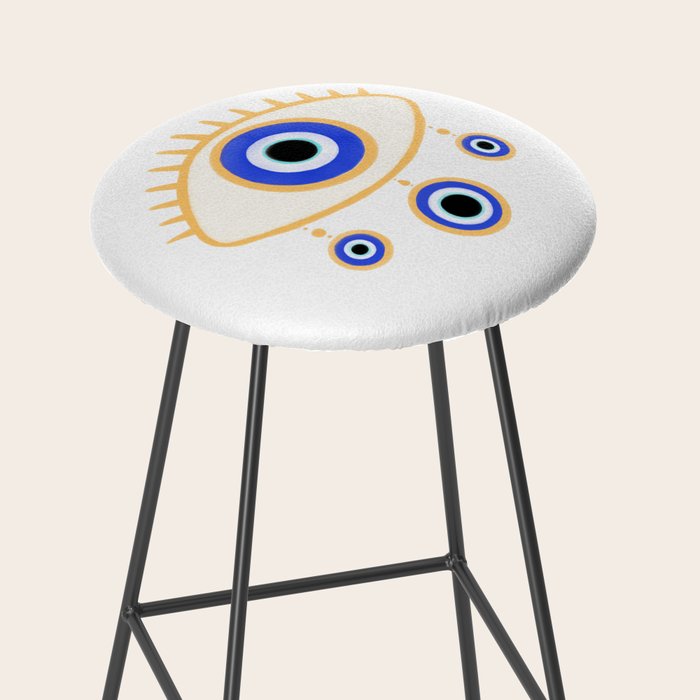 Evil Eye Amulet Charm Stool Gallery Image 2