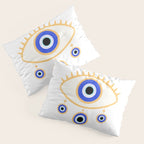 Evil Eye Amulet Charm Pillow Sham Gallery Image 3
