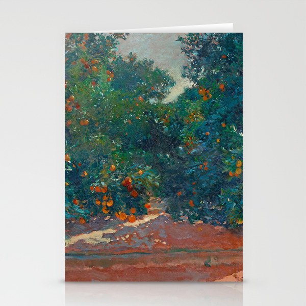 Orange Trees In Alcira byJoaquín Sorolla, 1904 Stationery Card Gallery Image 2