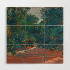 Orange Trees In Alcira byJoaquín Sorolla, 1904 Wood Wall Art Gallery Image 1