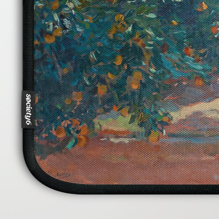Orange Trees In Alcira byJoaquín Sorolla, 1904 Laptop Sleeve Gallery Image 3