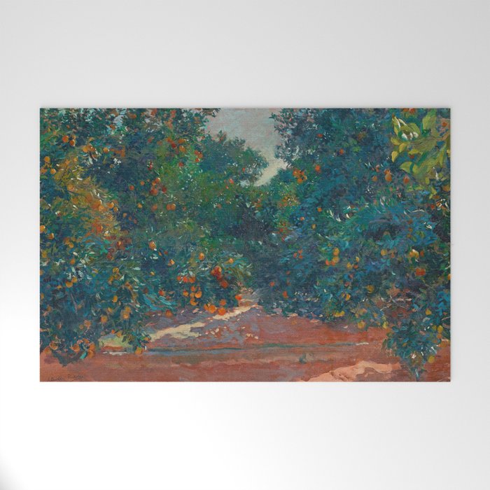 Orange Trees In Alcira byJoaquín Sorolla, 1904 Welcome Mat Gallery Image 1
