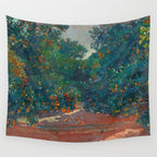 Orange Trees In Alcira byJoaquín Sorolla, 1904 Wall Tapestry Gallery Image 4