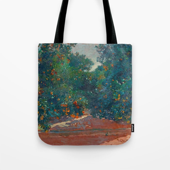 Orange Trees In Alcira byJoaquín Sorolla, 1904 Tote Bag Gallery Image 1