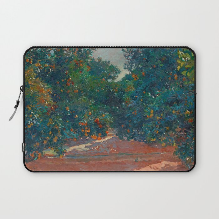 Orange Trees In Alcira byJoaquín Sorolla, 1904 Laptop Sleeve Gallery Image 1