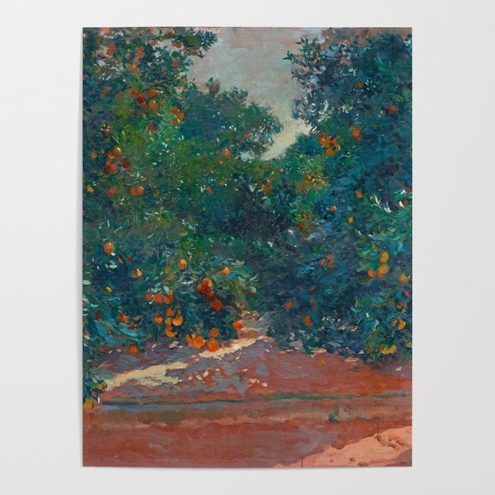 Orange Trees In Alcira byJoaquín Sorolla, 1904 Poster Gallery Image 4