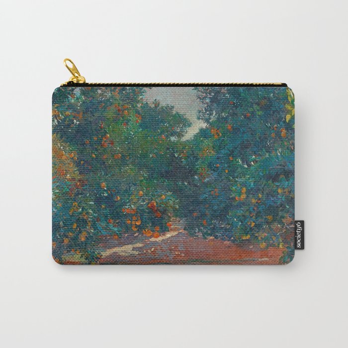 Orange Trees In Alcira byJoaquín Sorolla, 1904 Carry All Pouch Gallery Image 1
