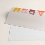 Happy Letters in Retro Colors Wrapping Paper Gallery Image 2