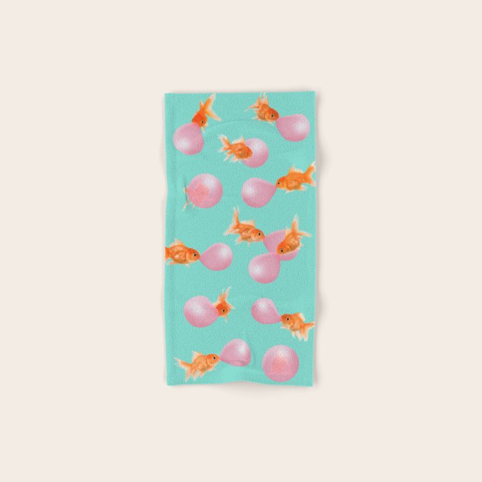 BUBBLEGUM GOLDFISH Bath Towel Gallery Image 1