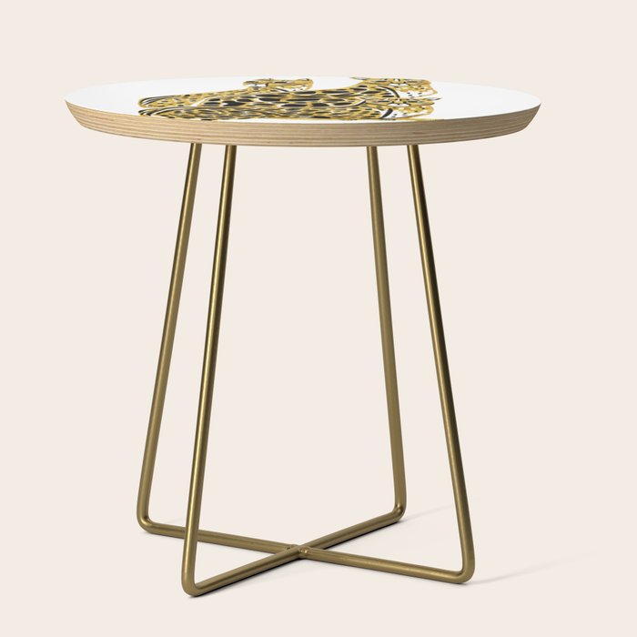 Gold Cheetahs Side Table Gallery Image 1