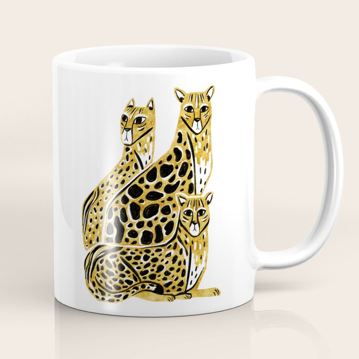 Gold Cheetahs Coffee Mug Gallery Image 1