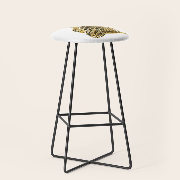 Gold Cheetahs Stool Gallery Image 1
