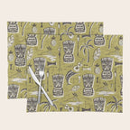 Tropical Tiki Green Placemat Gallery Image 1