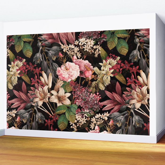 Garden of Eden- Night Wall Mural Gallery Image 2