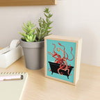 Giant Squid in Bathtub Mini Art Print Gallery Image 2