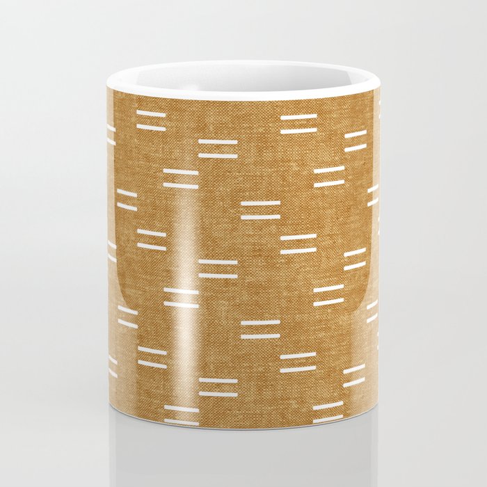 double dash on mustard Coffee Mug Gallery Image 4