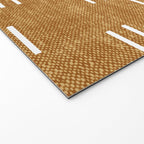 double dash on mustard Welcome Mat Gallery Image 2