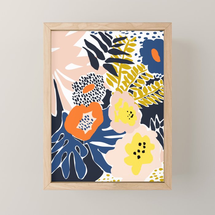 More design for a happy life - high Mini Art Print Gallery Image 1