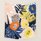 More design for a happy life - high Wall Tapestry Gallery Image 4