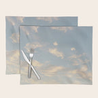Golden Clouds | Minimal 35mm Film Photography Placemat Gallery Image 1