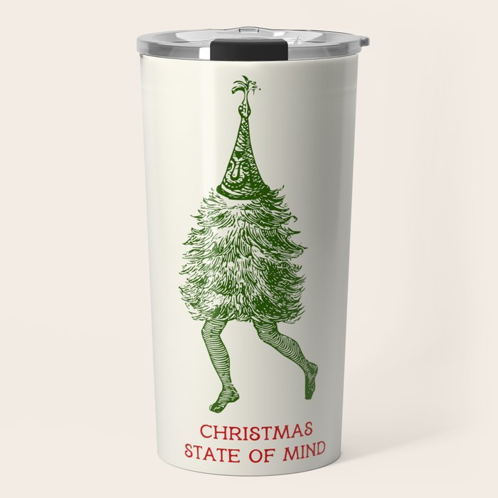 Christmas State of Mind Travel Mug Gallery Image 1