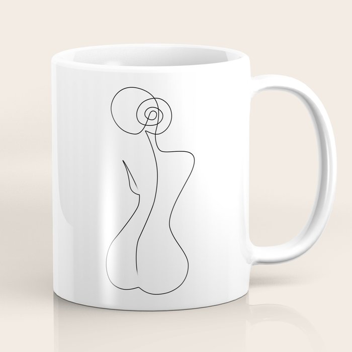 Single Back Line Coffee Mug Gallery Image 1