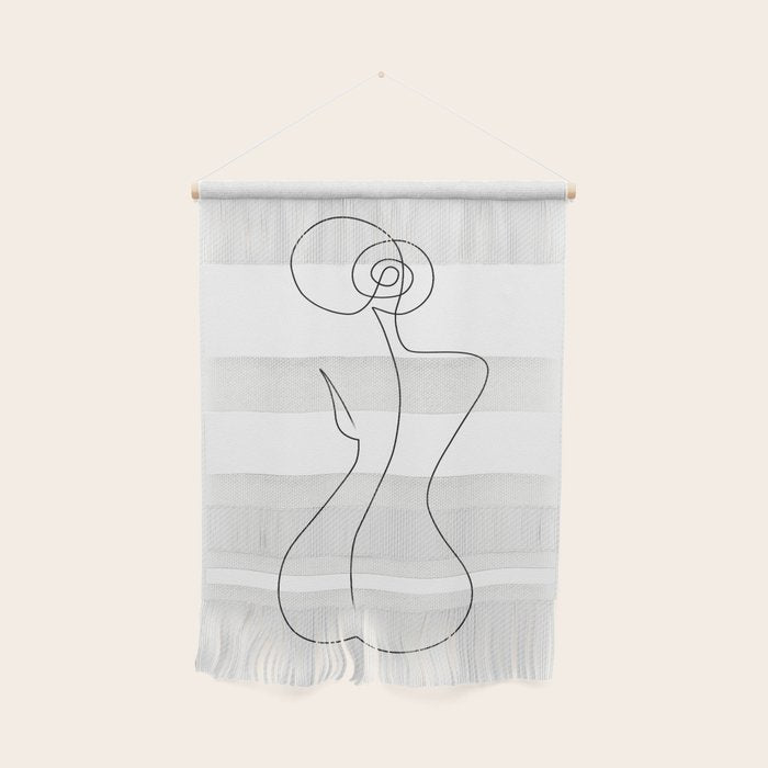 Single Back Line Wall Hanging Gallery Image 1