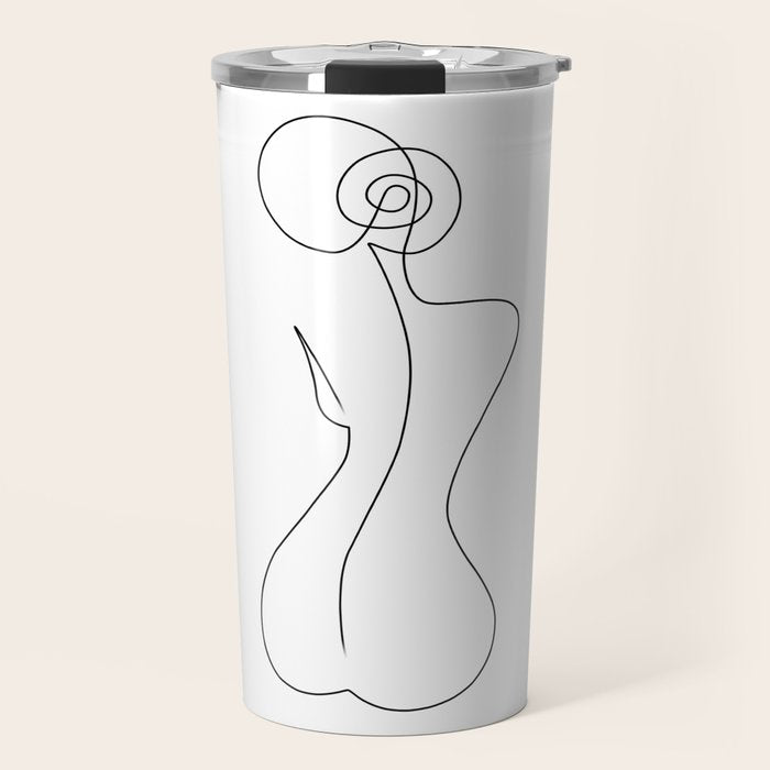 Single Back Line Travel Mug Gallery Image 1